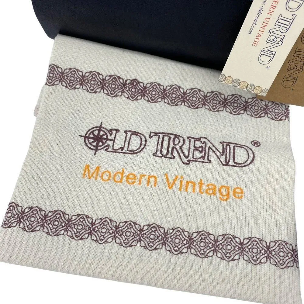 Old Trend Out West Handcrafted Leather Satchel Crossbody New Blue - Image 3