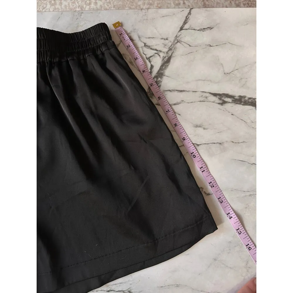 Generation Love Amy Satin Shorts - Black XS - Image 3