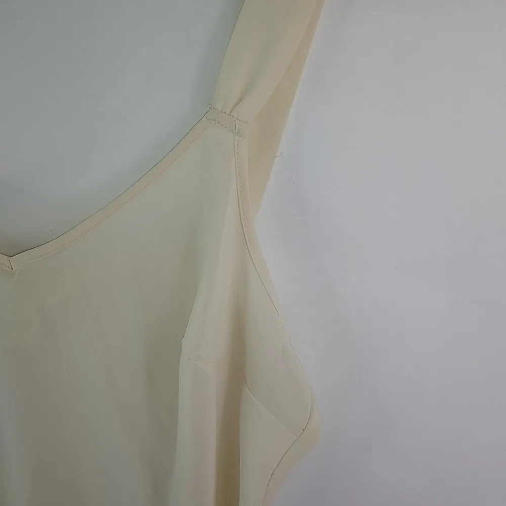 NYC Design L Coquette Roses Imprinted Creme Cami Babydoll Top Set 2 - Image 2