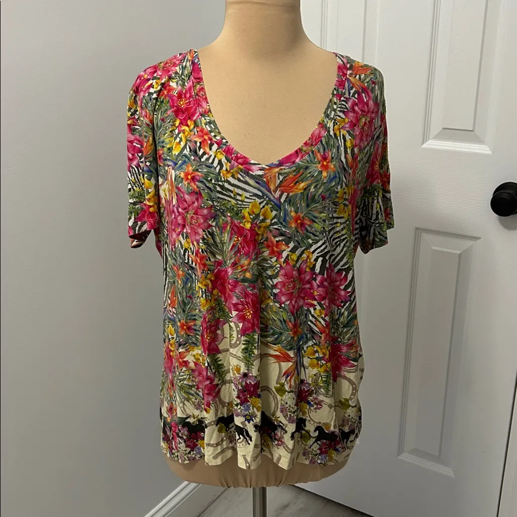 Johnny Was Sea Biscuit Bamboo Tee - Image 3