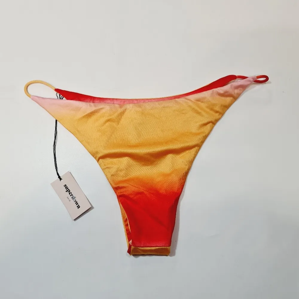 Superdown Kristy Bikini Bottom in Orange Ombre - Image 5