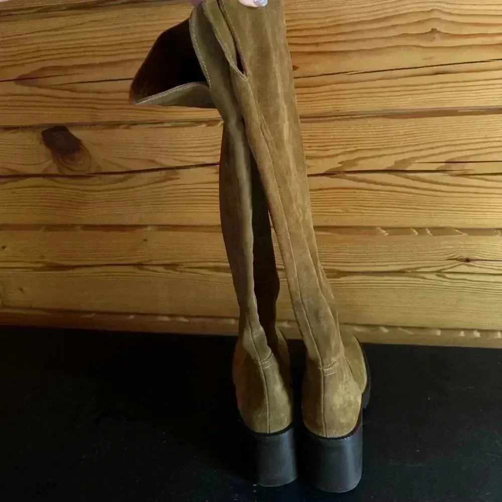 Steve Madden NWT  Notion women’s boot in tan suede size 7 m - Image 3