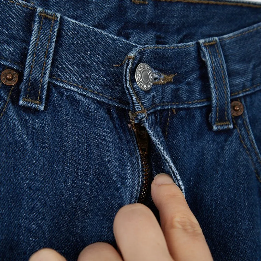 Vintage 2000s y2k Levi 515 Low Rose Cut off Crop Jeans Women's Size 6 - Image 4