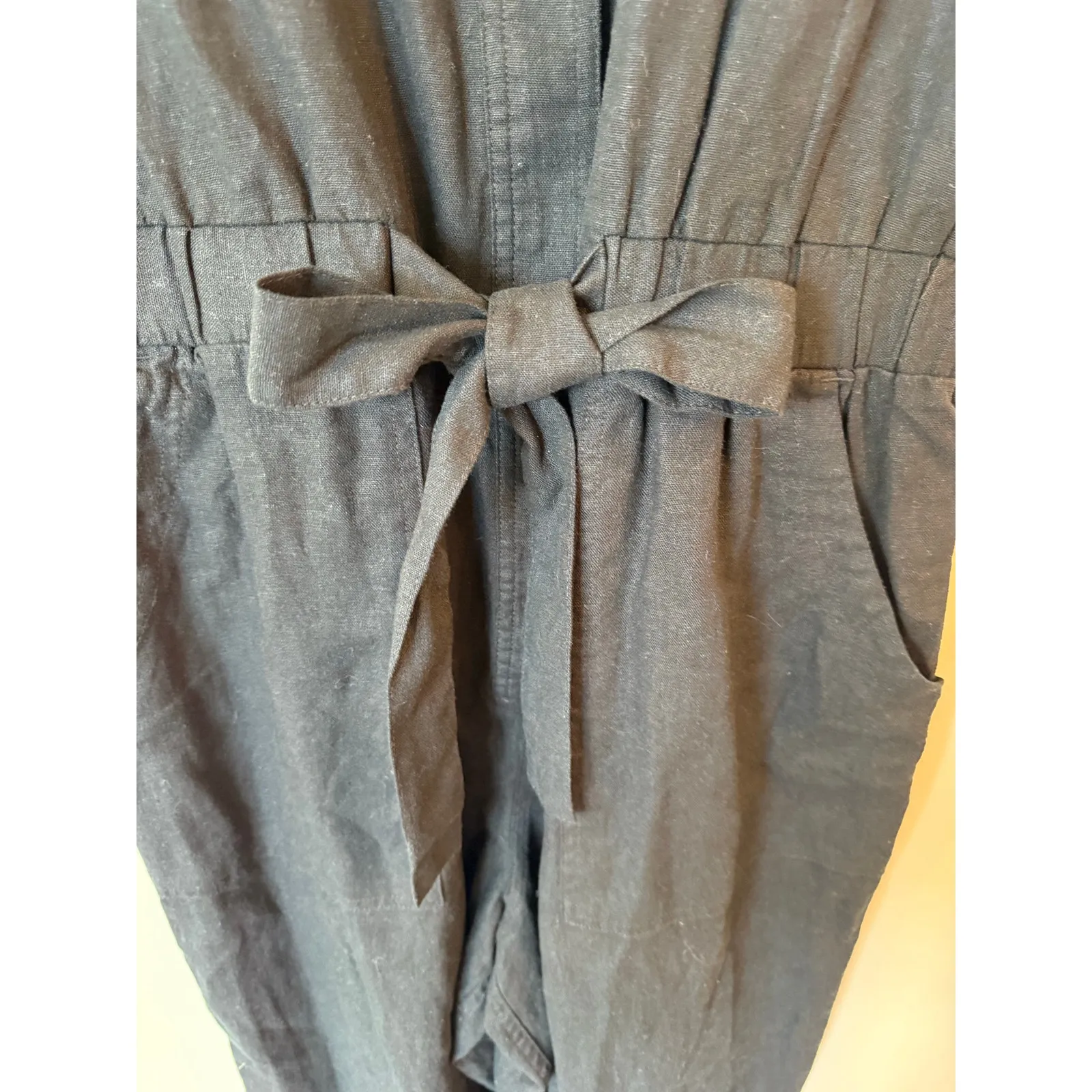 NWT Universal Thread Boilersuit Relaxed Leg Casual Jumpsuit Black Women Size 10 - Image 5