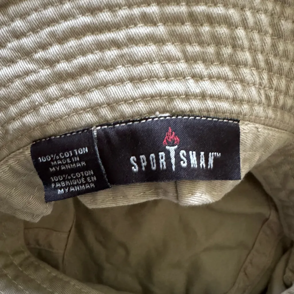 Alpha Omicron Pi Bucket Hat🫧 Tan - Image 2