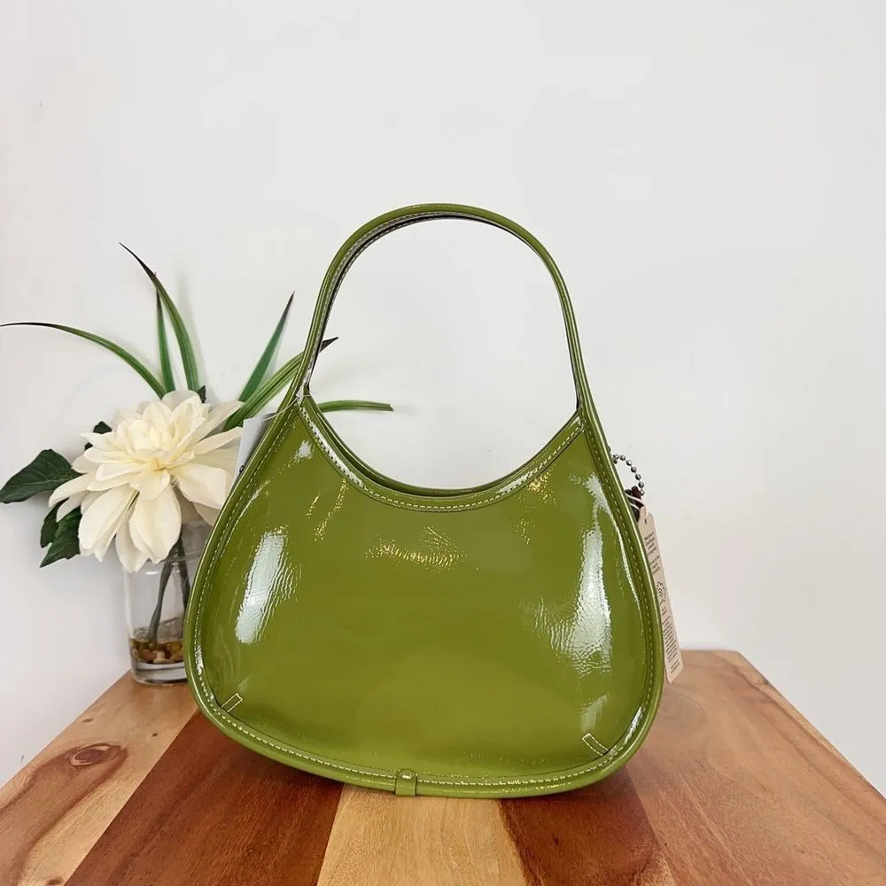 NWT Coach‎ Ergo Bag In Crinkle Patent Coachtopia Leather - Image 3