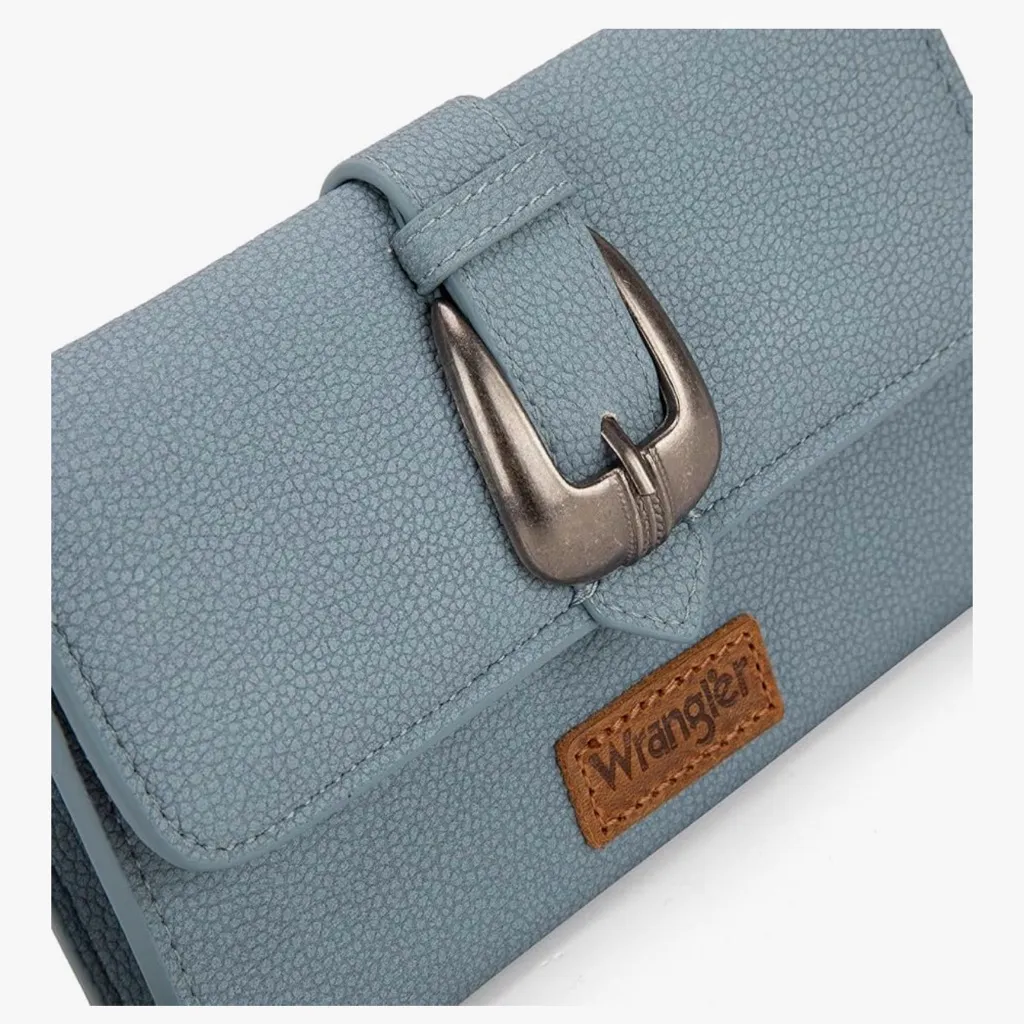 Wrangler Steel Blue Crossbody Bag - Image 5