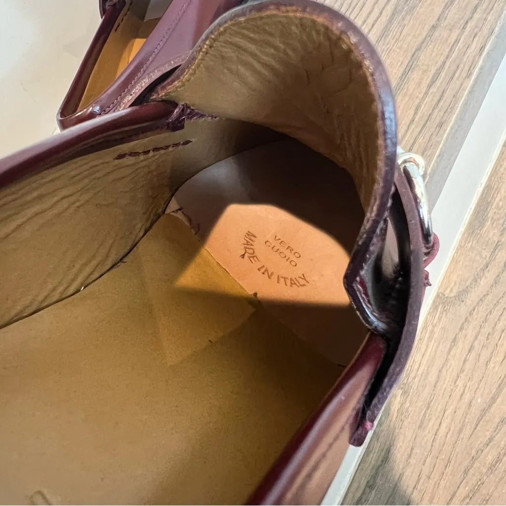 Gucci Sylke Leather Bit Loafers in Vintage Bordeaux - Image 7