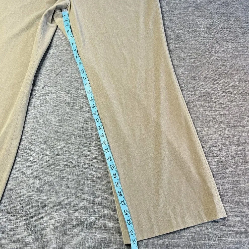 Lane‎ Bryant 18 Average Wide Leg Dress Pants Khaki Tan - Image 2
