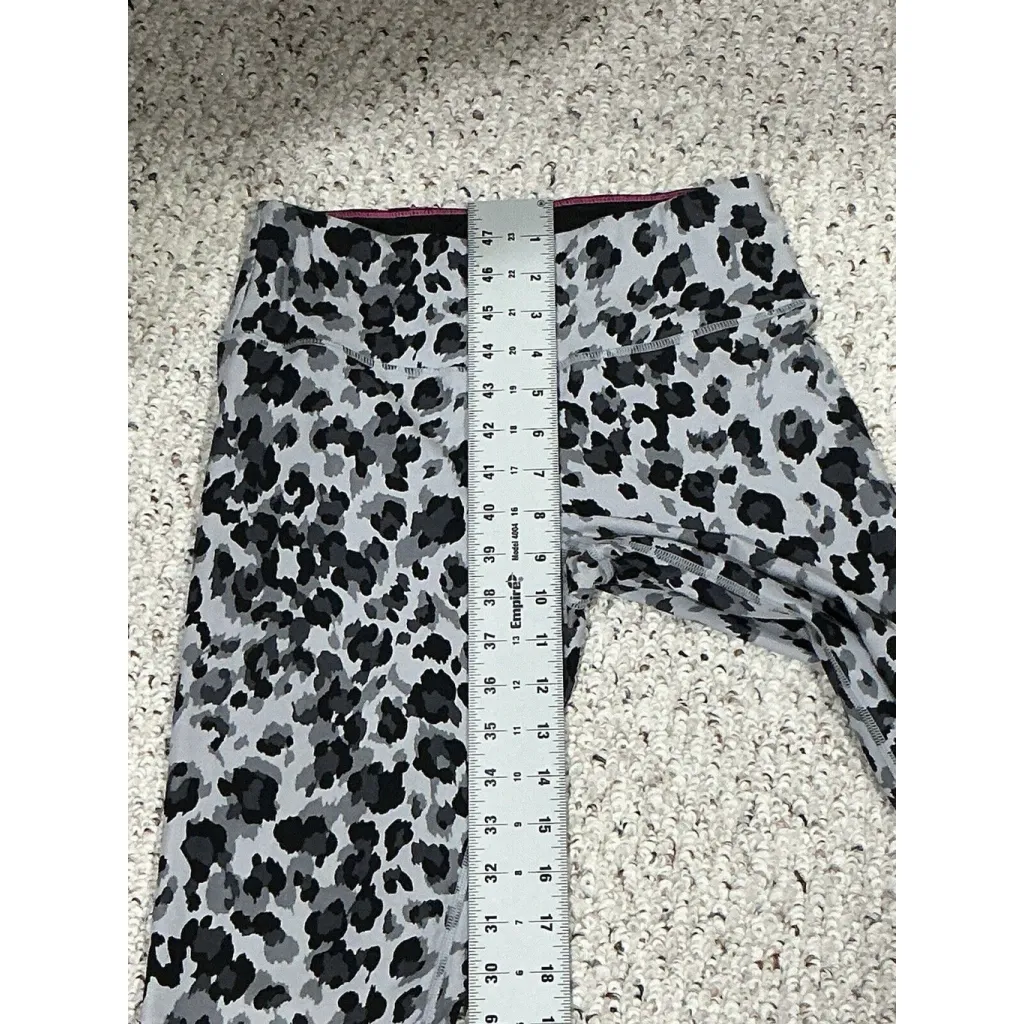 Woman’s Calvin Klein Performance High Waist Leopard Print Active Joggers S-p - Image 6