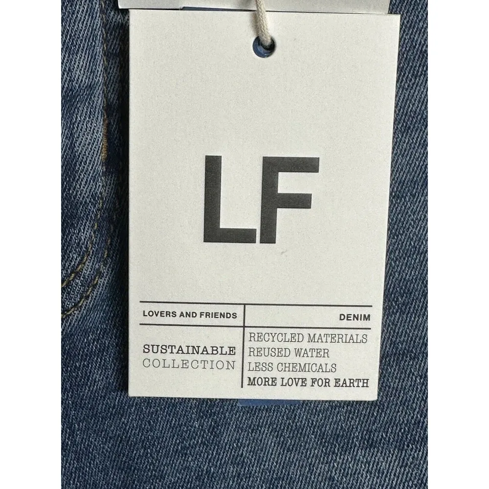 Lovers & Friends Denim Ricky Low Rise Skinny Jeans In Brighton Size 26 NWT - Image 6