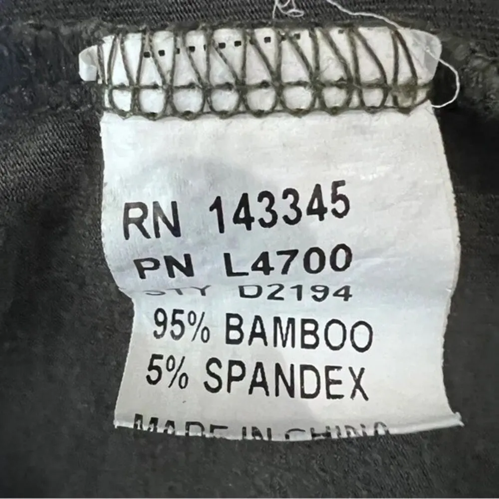 PIKO long sleeve olive green soft bamboo blend swing dress size medium - Image 6