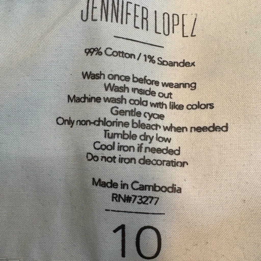 Jennifer Lopez Women’s Denim Mid Rise Boyfriend Jeans | Size 10| - Image 8