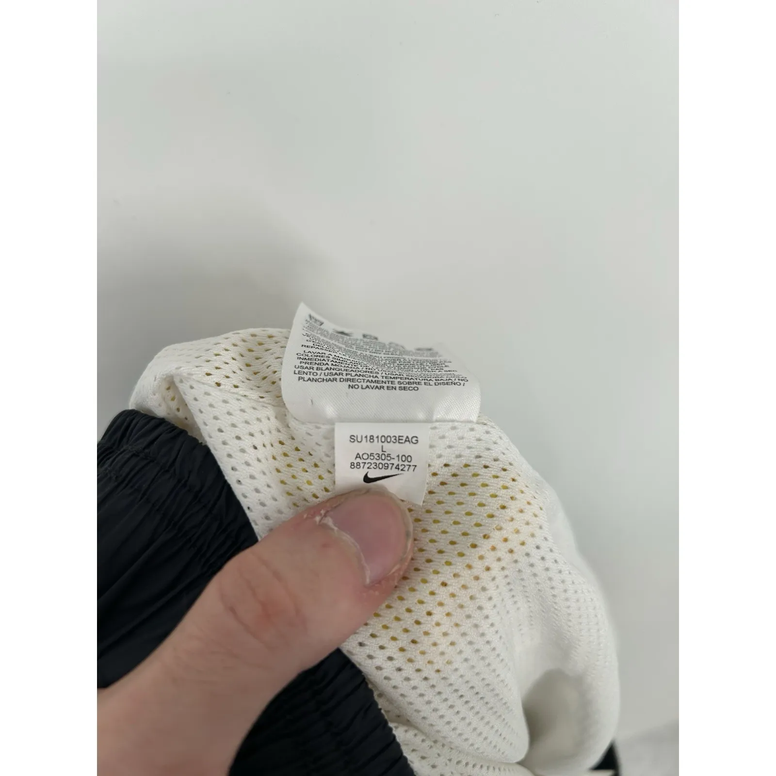 Nike Retro Moto Skirt Mesh Lined Snap Button‎ Colorful AO5305-100 Womens Large - Image 5