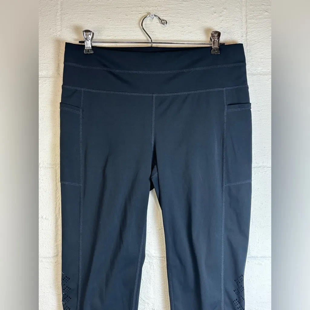 Tangerine Woman’s Casual Athletic Workout Yoga Capri Running Leggings Size Large - Image 2