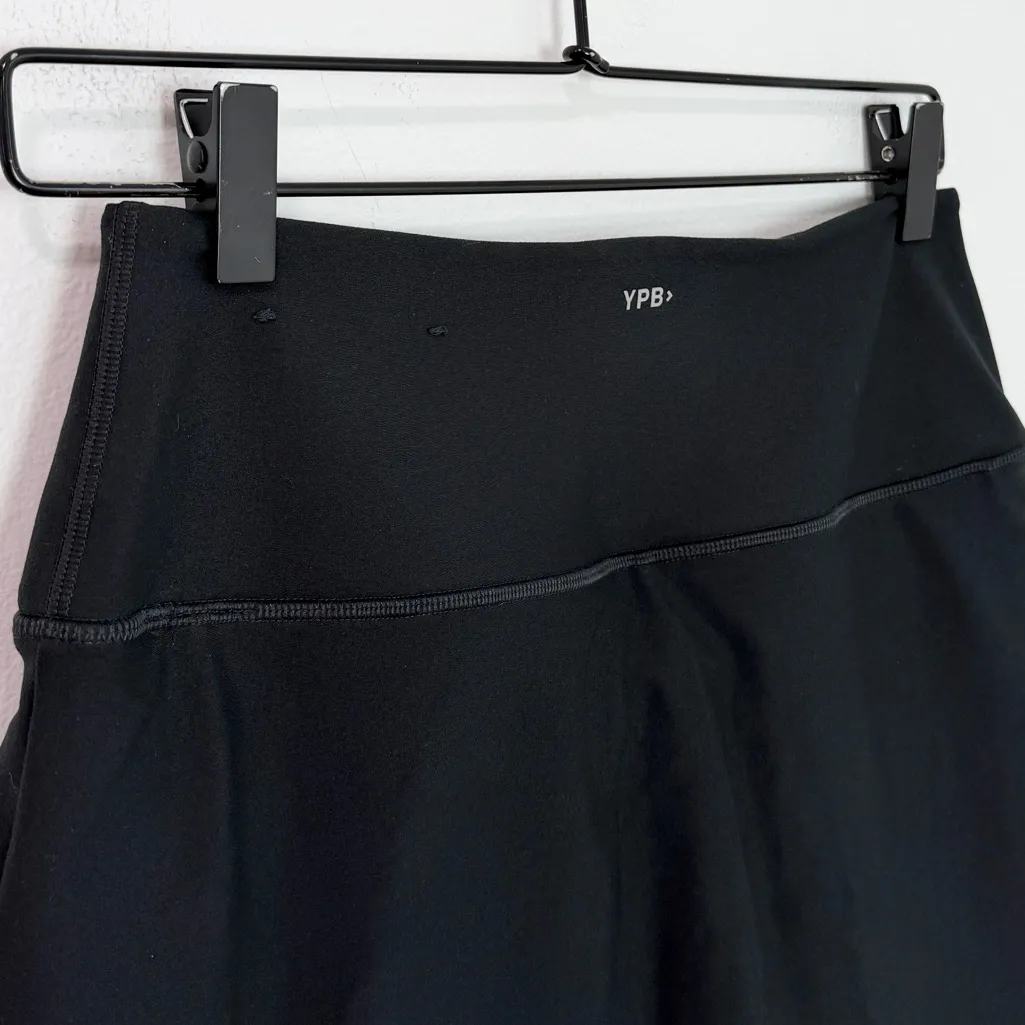 Abercrombie & Fitch YPB SculptLux Lined Wrap Mini Skirt Skort Black Size Medium - Image 6