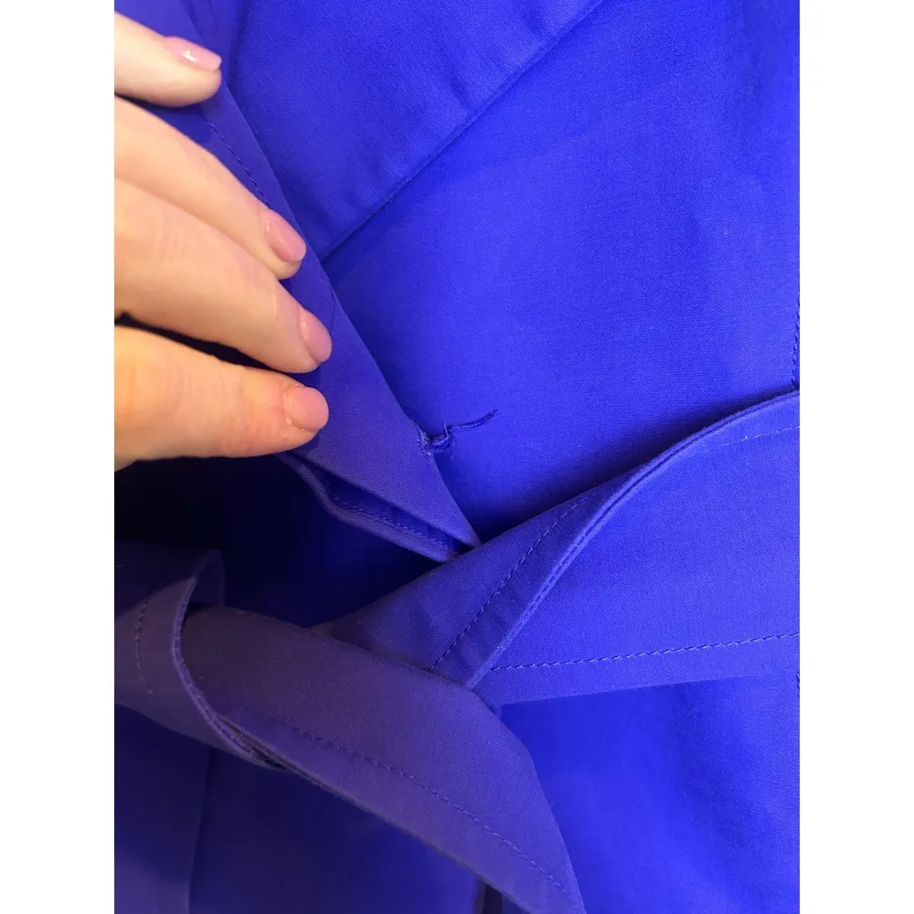 Armani Exchange Women’s Small Purple Blue jacket Tie Belt - Image 4