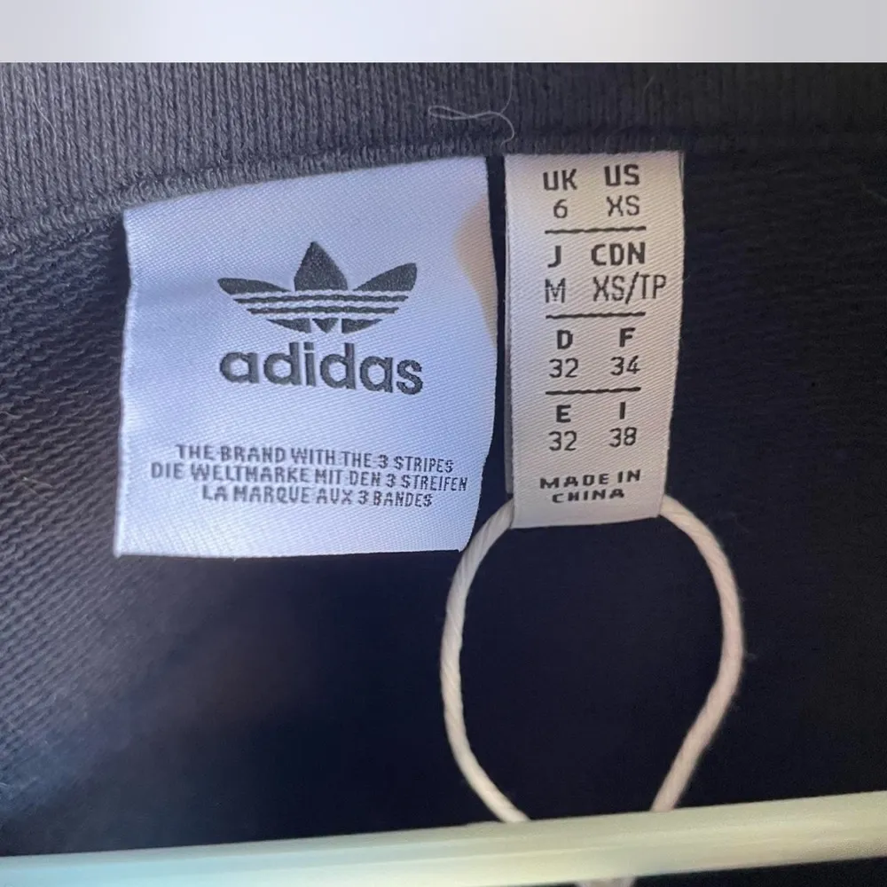 Adidas Black Half-Zip Jacket with Pink and Teal Stripes - Image 8