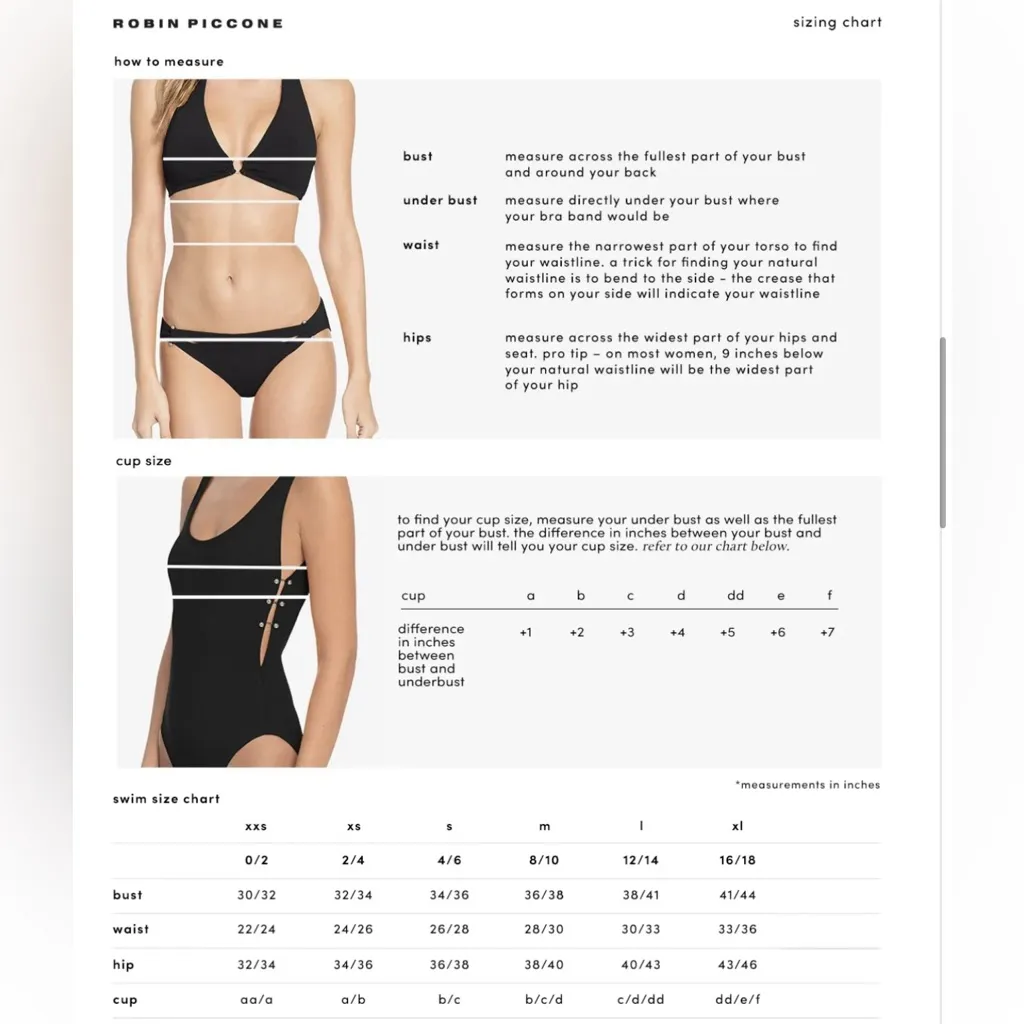 New! Robin Piccone Margot Lace-Up Back One-Piece
Swimsuit Black‎ Sz 8 $168 - Image 8