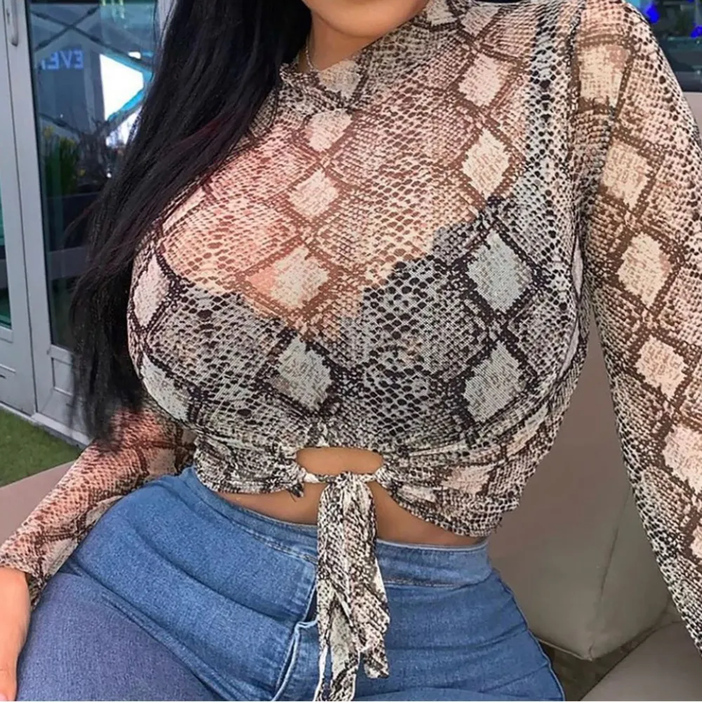 Mesh top snake skin Size M - Image 3
