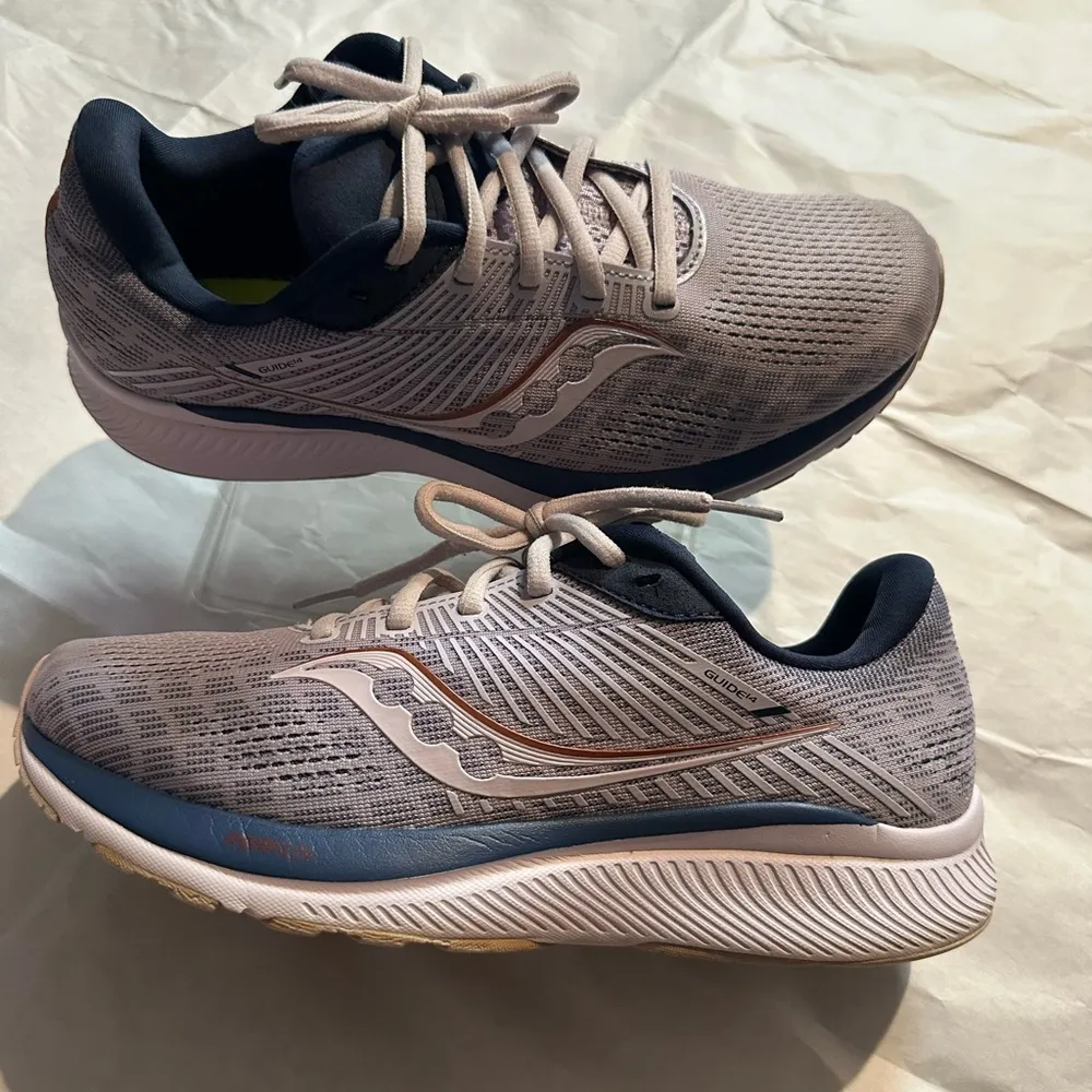 Saucony Women's Sneakers - White and Blue - Image 7