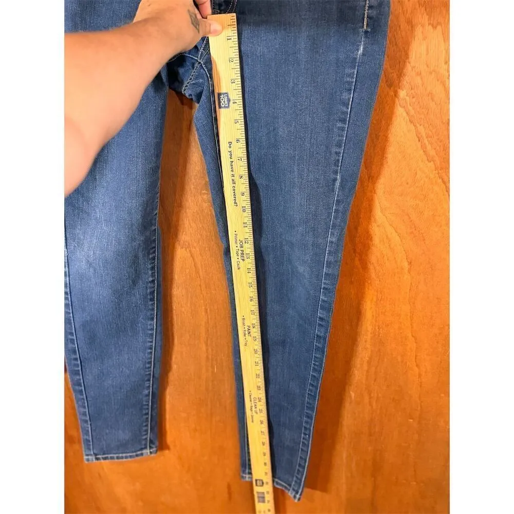 Mango MNG Skinny Jeans Dinah Blue Size 6 - Image 6