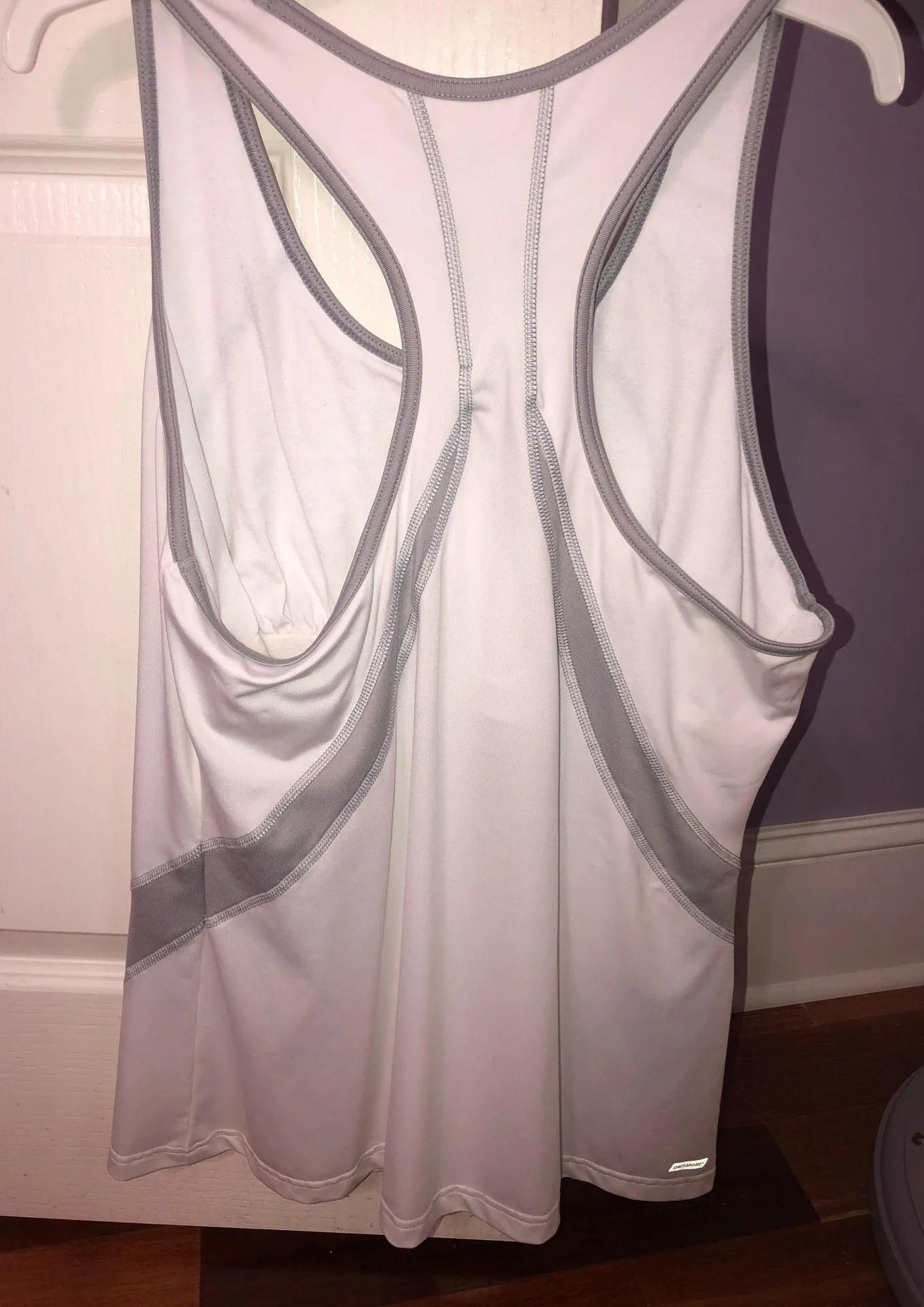 Danskin White Workout Tank - Image 2