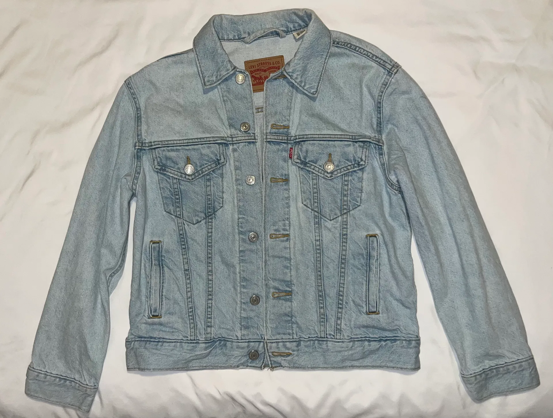 Levi’s Ex-Boyfriend Denim Trucker Jacket - Image 2