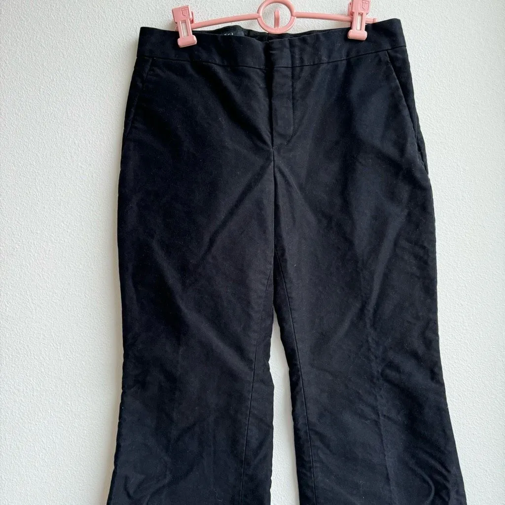 Vintage Gucci Women’s Black Trousers Slacks Casual Pants Size 44 EU Large Cotton - Image 2