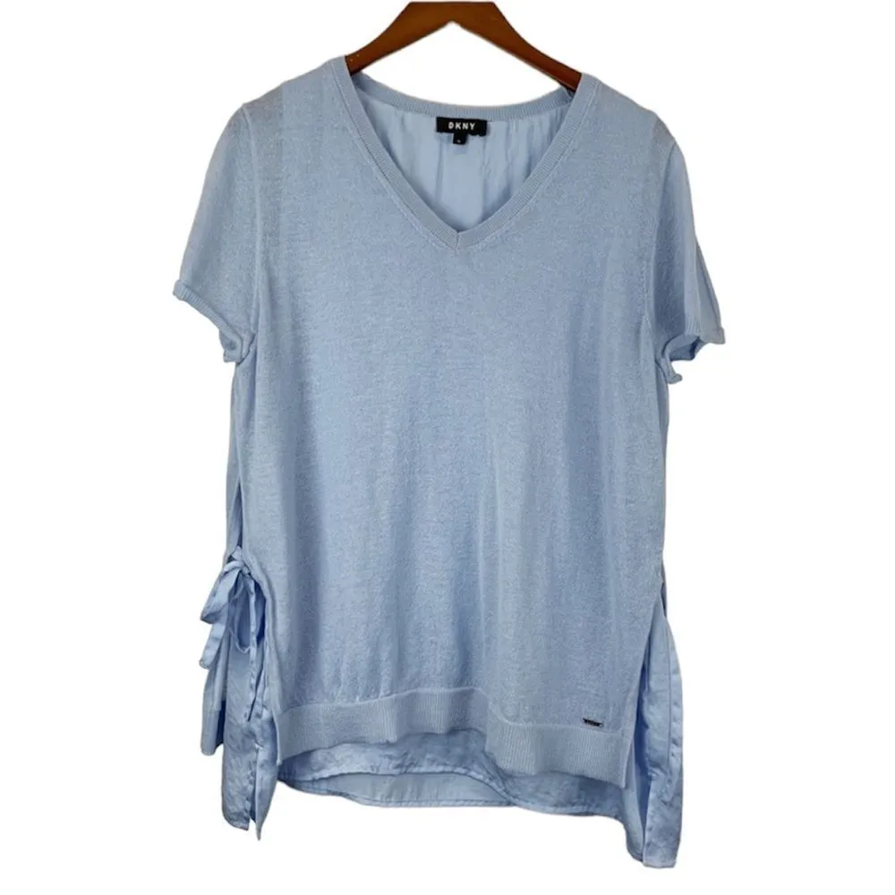 ✨ DKNY
Layered-Look Side-Tie Sweater✨ - Image 4