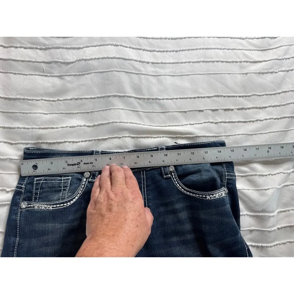 Cedar Rose Women’s Bootcut Jeans Size 27 – Dark Wash, NWT Y2K Western Style Blue - Image 6