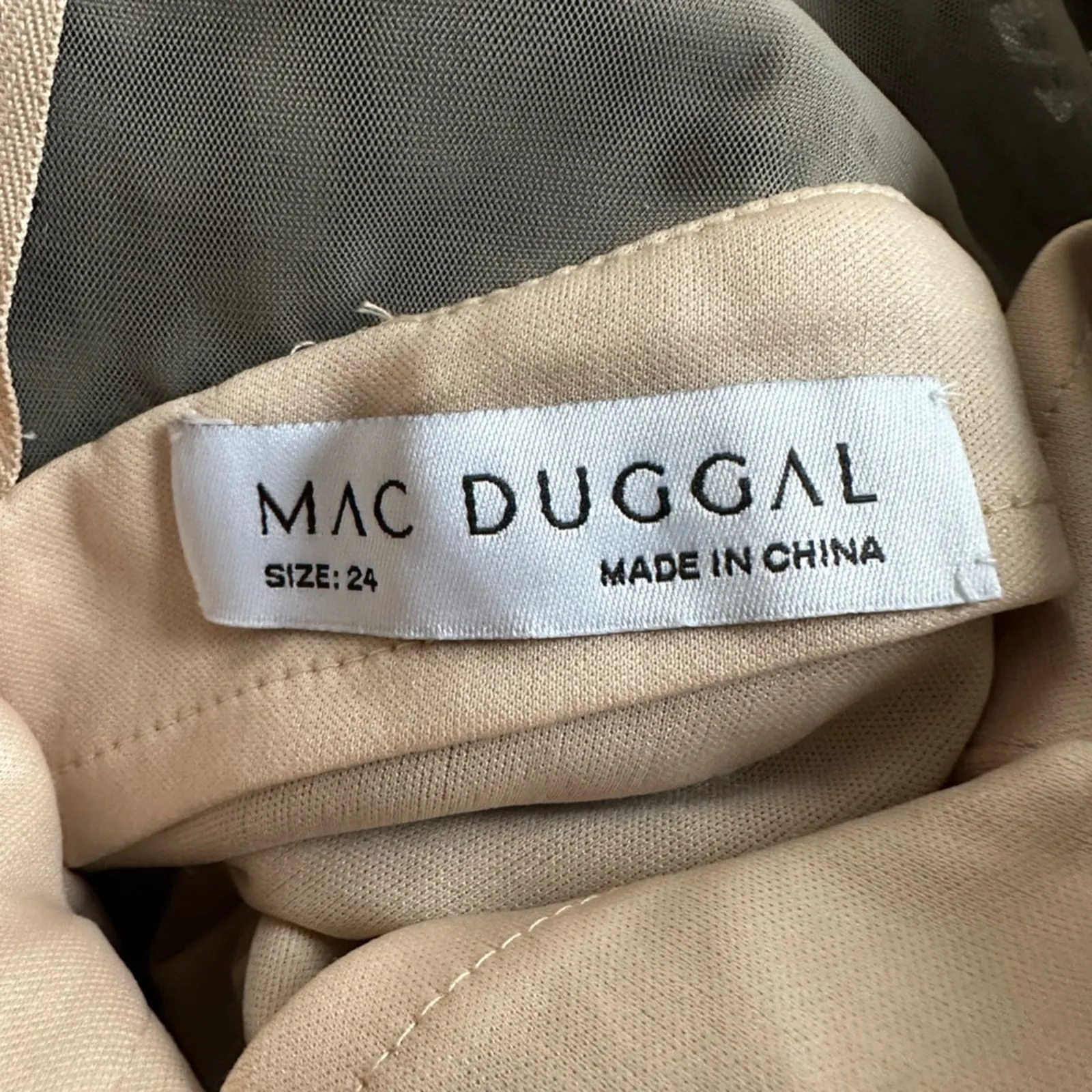 NEW Mac Duggal Lace Dress Gala Wedding Formal Evening Trumpet Gown Ball 50644 - Image 6