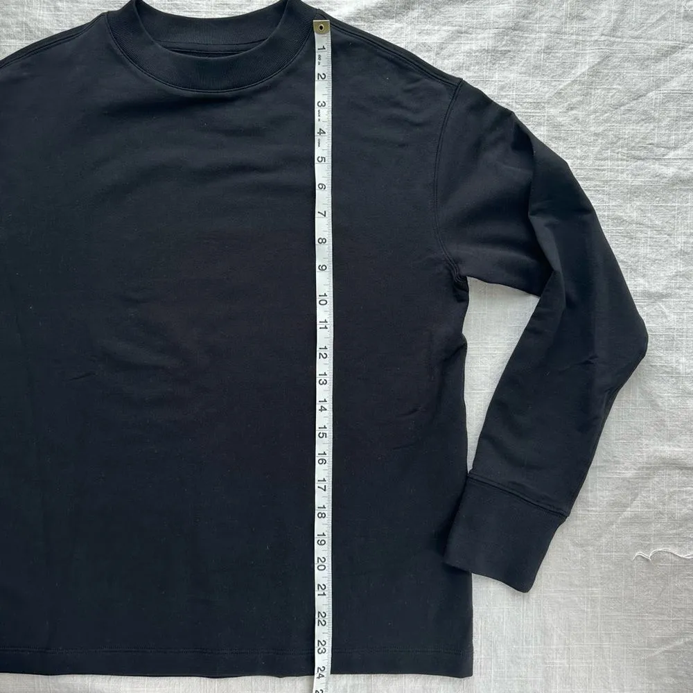 MM LAFLEUR Ellie 1.0 Pima Terry Crewneck Sweatshirt Black‎ ELL1Blk XS - Image 11