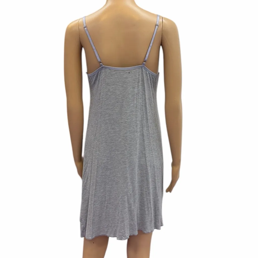 Y2K Vintage Daisy Fuentes Gray and Pink Nightgown Womens Medium - Image 8