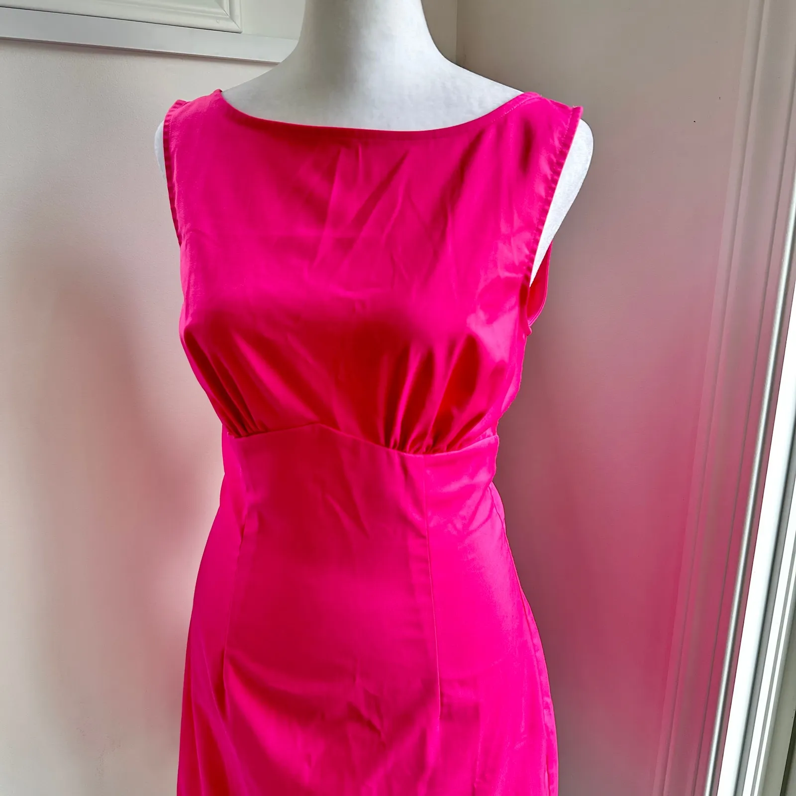 Lovers + Friends‎ Ligia Hot Lipstick Pink Mini Cocktail Dress Small - Image 4