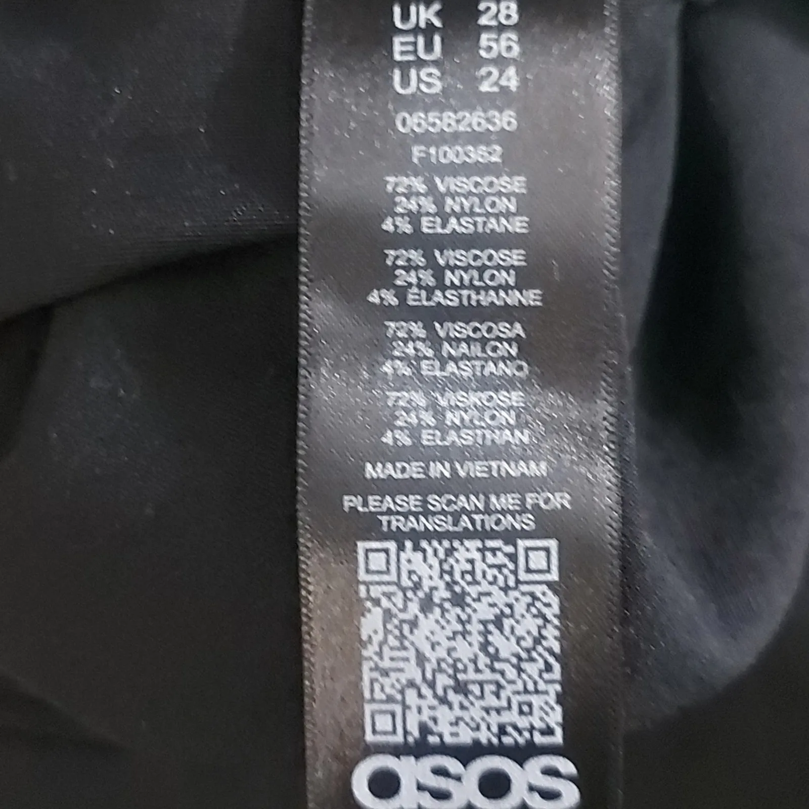 ASOS Curve Black Pants 24 NEW Corporate Siren Casual Academia Classic Minimalist Size undefined - Image 14