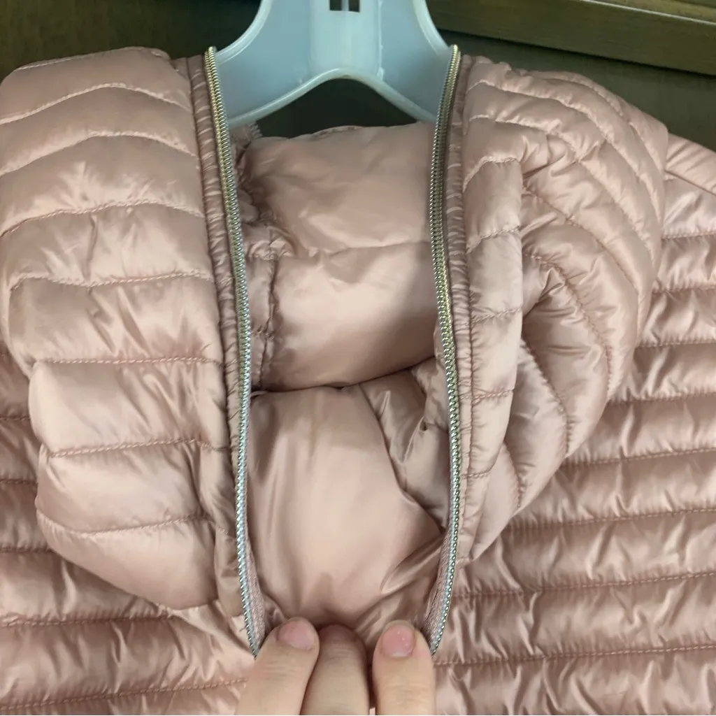 Save The Duck size 2 medium powder pink Quilted Jacket puff coat - Image 8