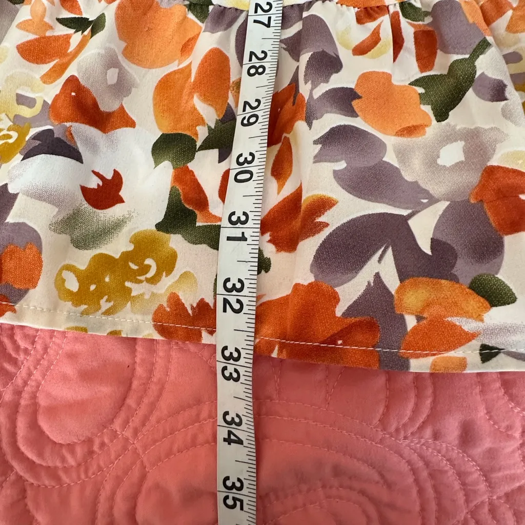 SHEIN Orange Floral Ruffle Mini Dress - Image 8