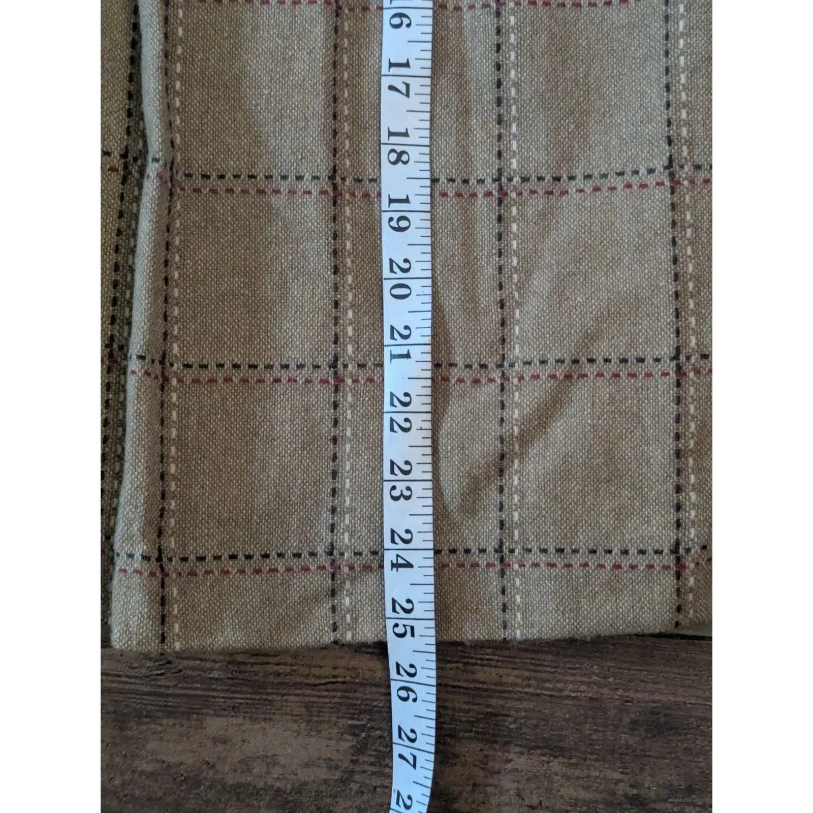 Vintage i.n.e. Tweed Plaid Kilt Skirt Wrap Buckle Made in Hong Kong Dark Brown - Image 7