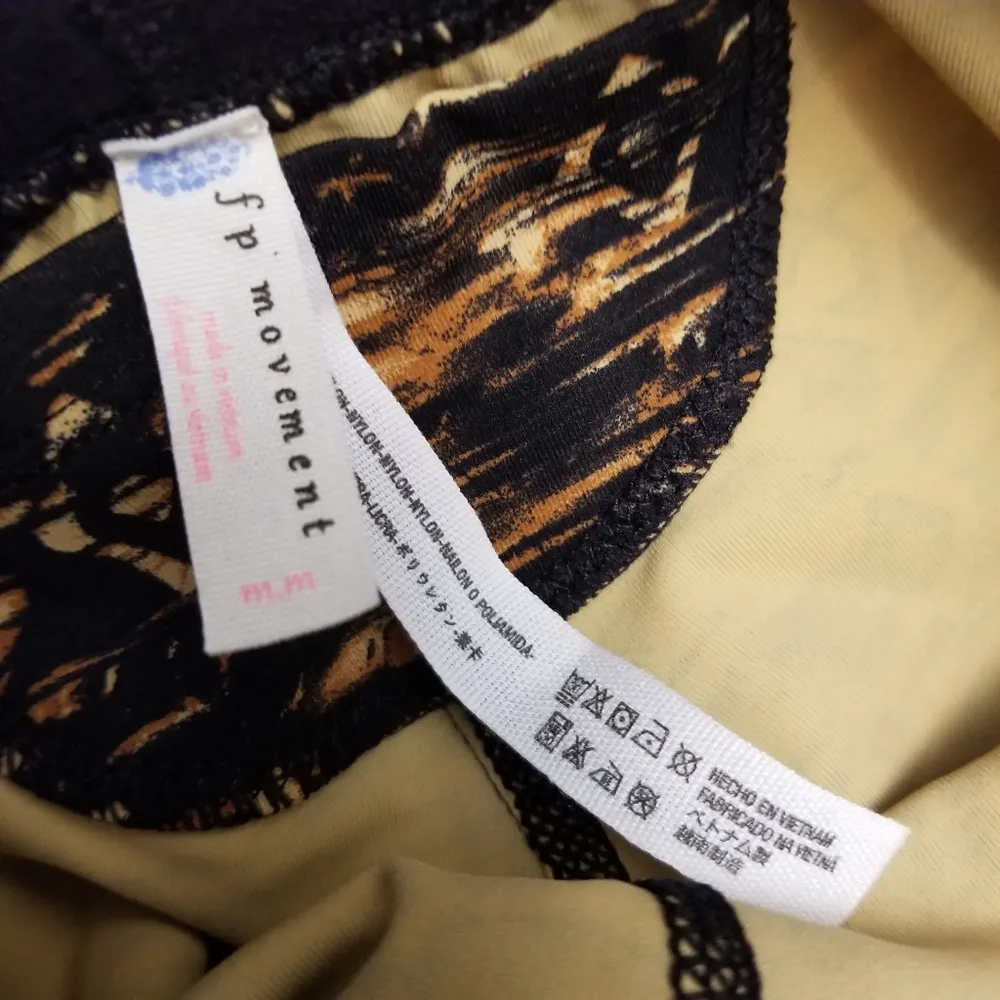 {M} Free People Movement Practice Makes Perfect Black Printed Legging - Image 9