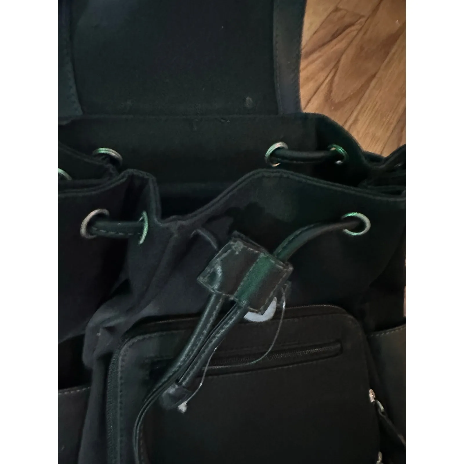 Liz Claiborne Backpack Adjustable Straps Side & Front Zip Pockets - Image 6