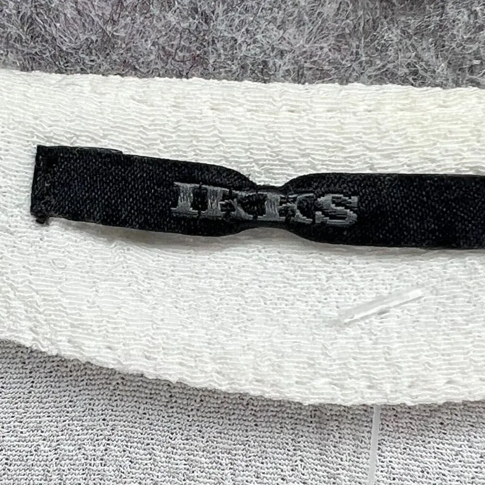 REVOLVE IKKS Dress US 6 EU 38 White Viscose Lace Up Pockets Sporty Casual Chic - Image 11