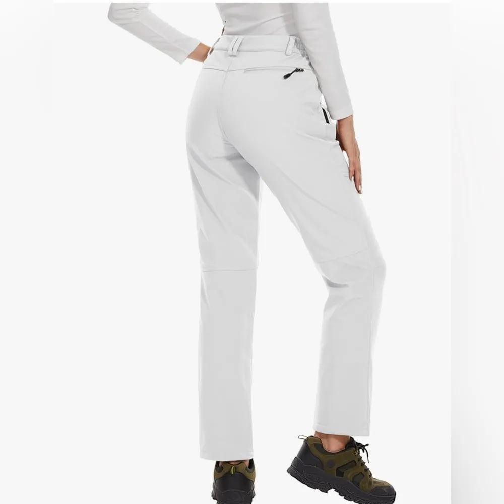 NEW Fleece Lined Waterproof Insulated Softshell Outdoor Snow Ski Pants Winter M Size M - Image 6