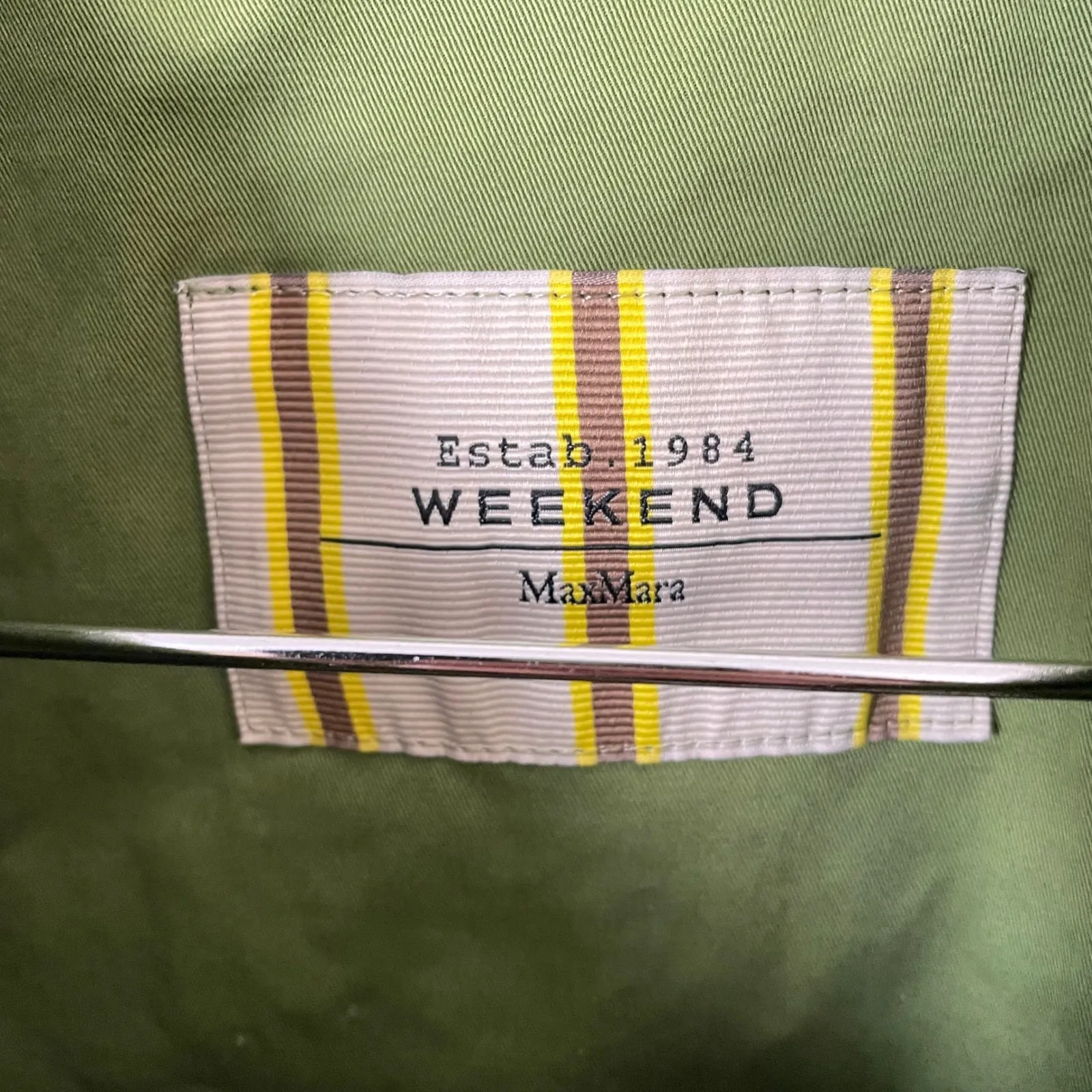 Max Mara Weekend Utility Jacket Green Size 8 - Image 3