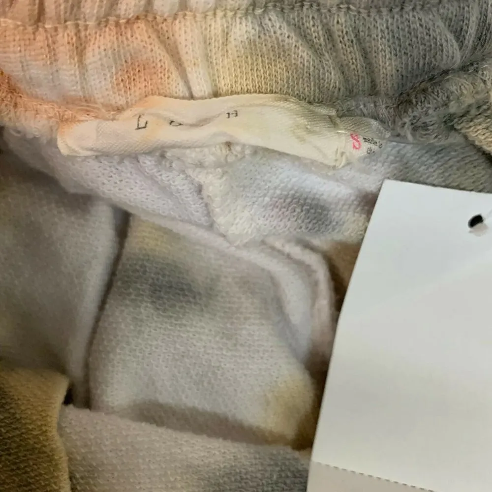 Lush Womens Coral Yell Tie Dye Smocked Waist Jogger Pull On Pants - Image 3