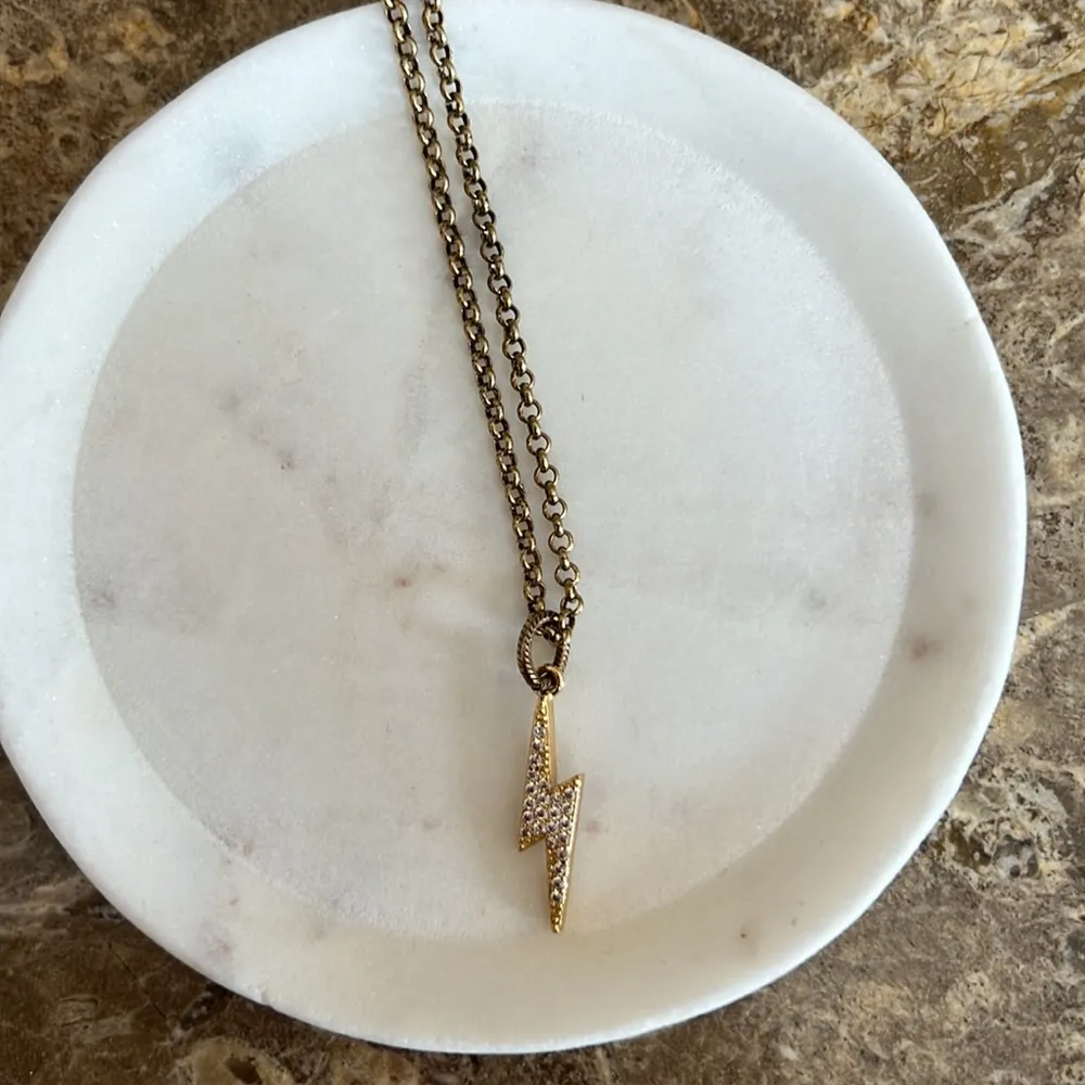 NWOT Mac & Me Lighting Bolt Necklace - Image 2