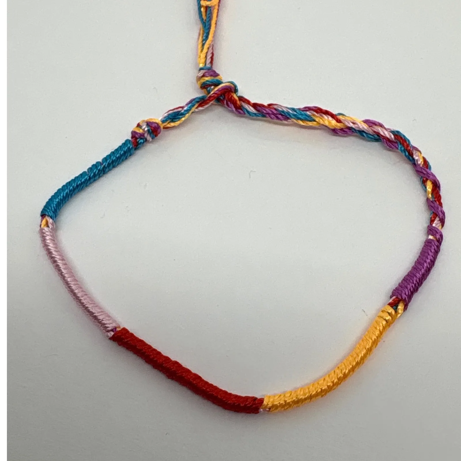 Friendship Bracelet Colorful Braided String Bracelet Adjustable Handmade‎ - Image 4