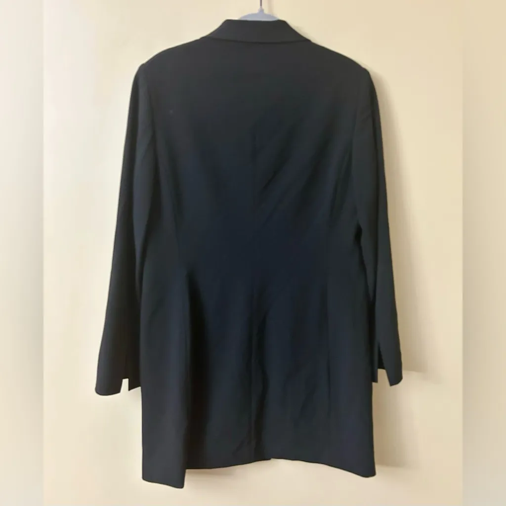 Apostrophe Long Black Blazer | Light Jacket - Image 6