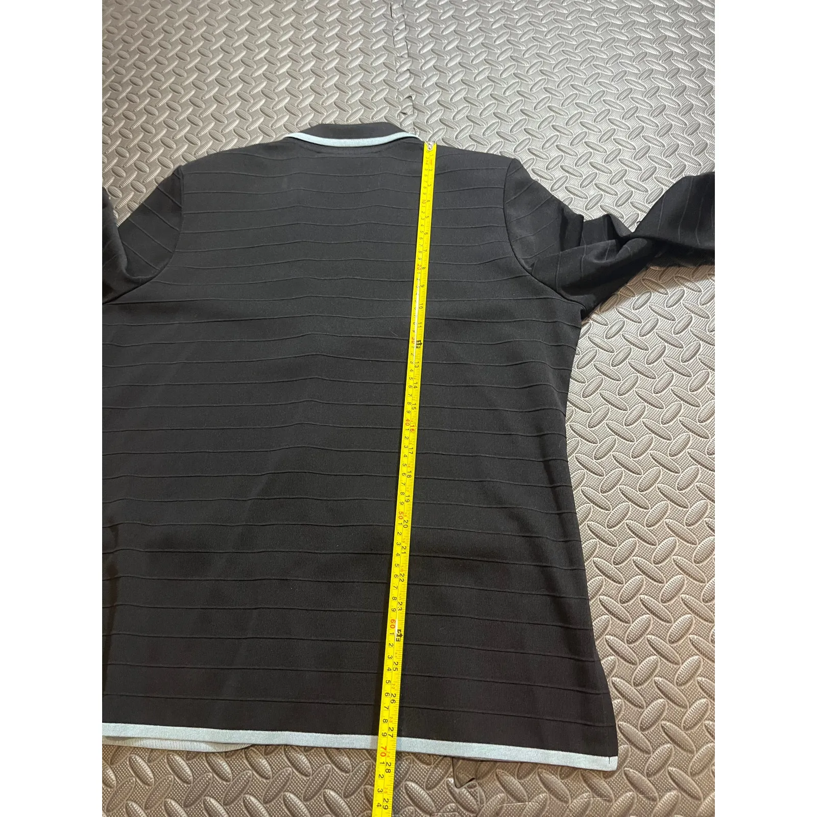 Exclusively Misook Knit Blazer XL Black Blue Button Up‎ Jacket Womens Formal - Image 6