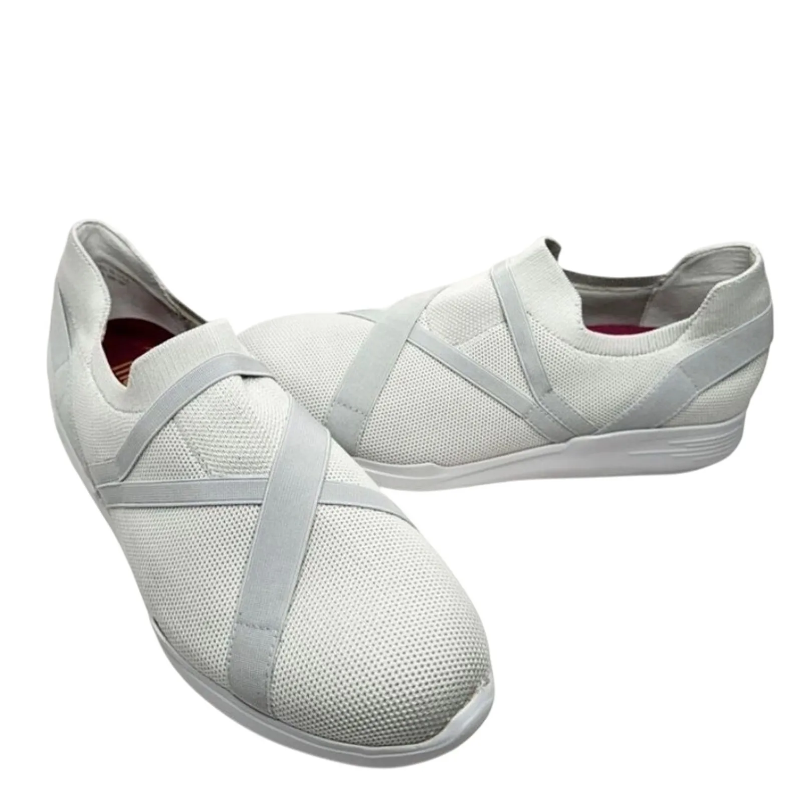 Munro Sneakers Gray Slip On Size 10 Knit Cushioned Shoes NEW - Image 5